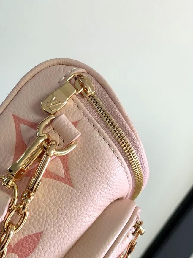 LV Mini Bumbag Monogram Empreinte Gradient 系列潮流斜挎包