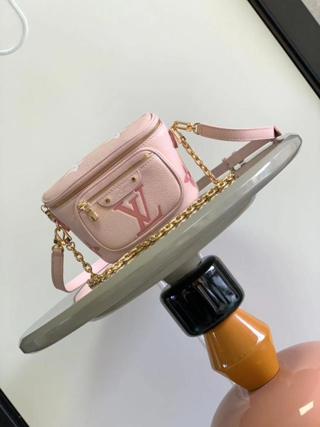 LV Mini Bumbag Monogram Empreinte Gradient 系列潮流斜挎包