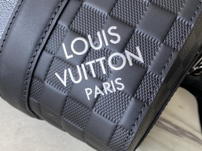 LV City Keepall N40452：Damier Infini & Graphite 拼合手袋