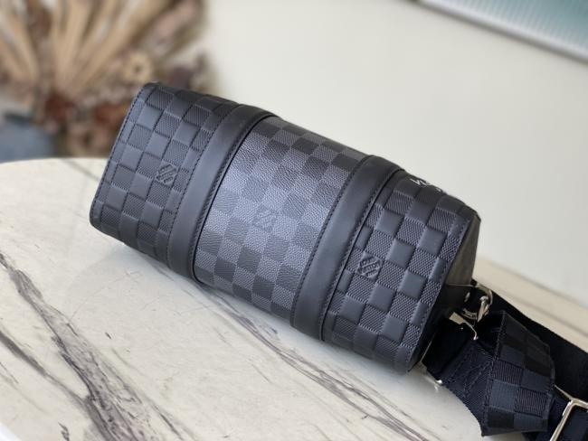 LV City Keepall N40452：Damier Infini & Graphite 拼合手袋