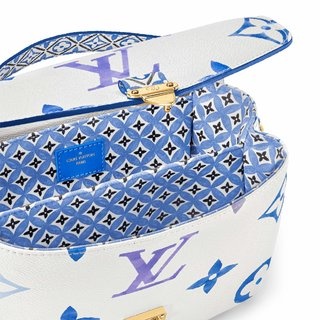 LV M23055 蓝色花花 邮差包POCHETTE MÉTIS 手袋