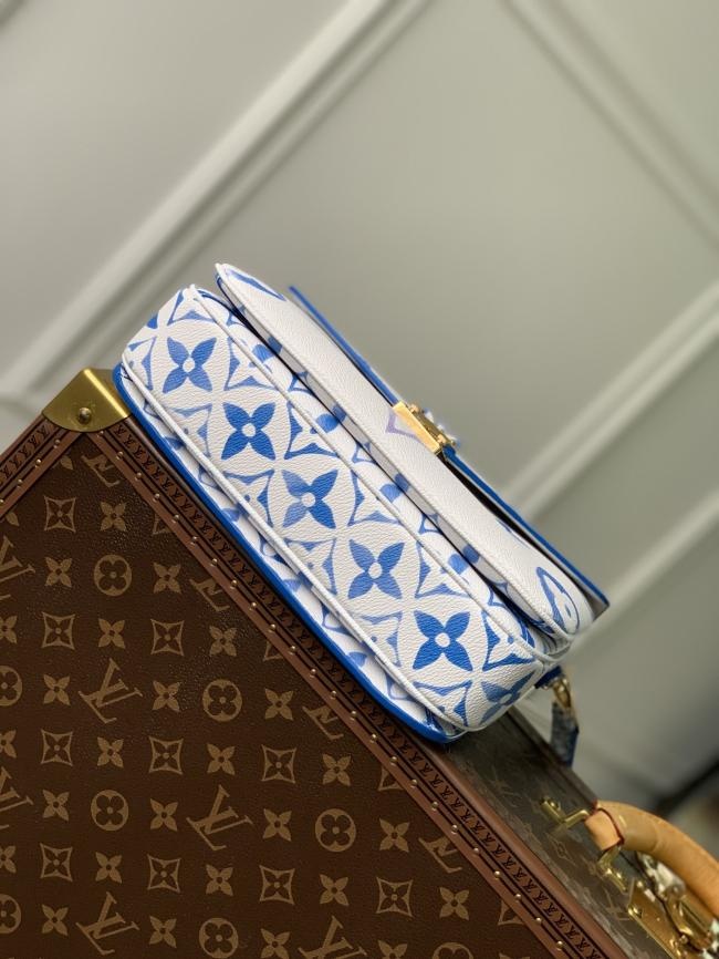 LV Pochette Metis 帆布水彩效果手袋，里斯本彩绘瓷砖灵感设计