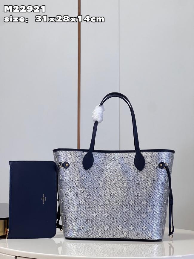 LV M22921 Neverfull Monoglam 中号手袋全息视效