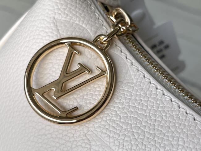 LV M82519 白色 Mini Moon Monogram Empreinte 压纹皮革手袋