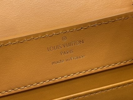 LV Capucines M22863土黄刺绣全皮cap那英款迷你手袋