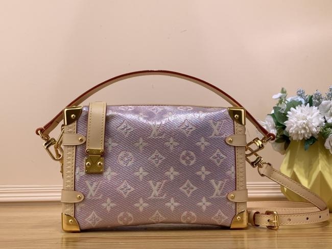 LV SIDE TRUNK M22842 情人节限定浪漫粉色手袋