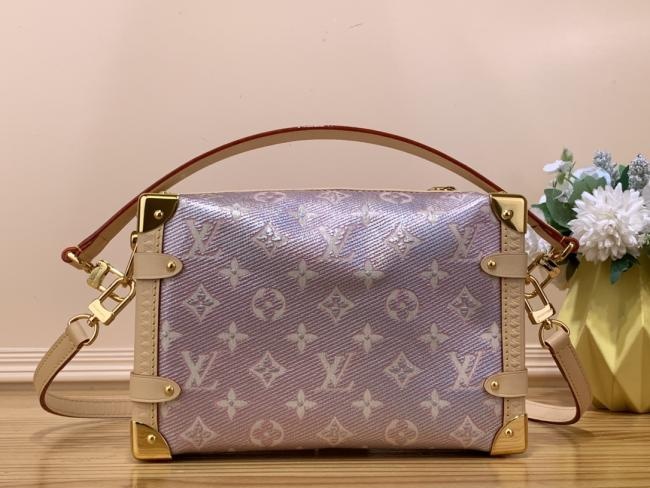 LV SIDE TRUNK M22842 情人节限定浪漫粉色手袋