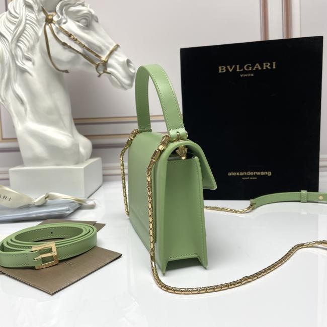 Bvlgari Serpenti 288739亚历山大·王Wang合作限量款小牛皮腰包