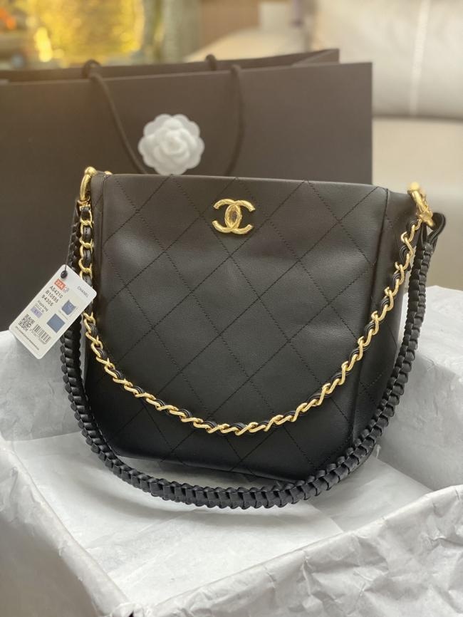 CHANEL AS4210编织链条设计23年A黑金Hob0款式