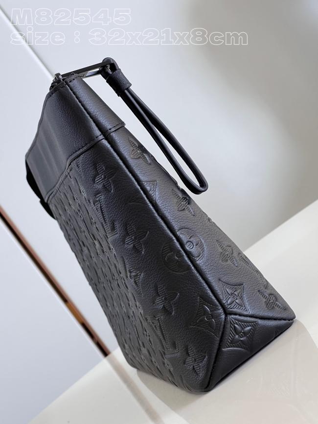 LV M82545 Monogram Shadow 手拿包实拍