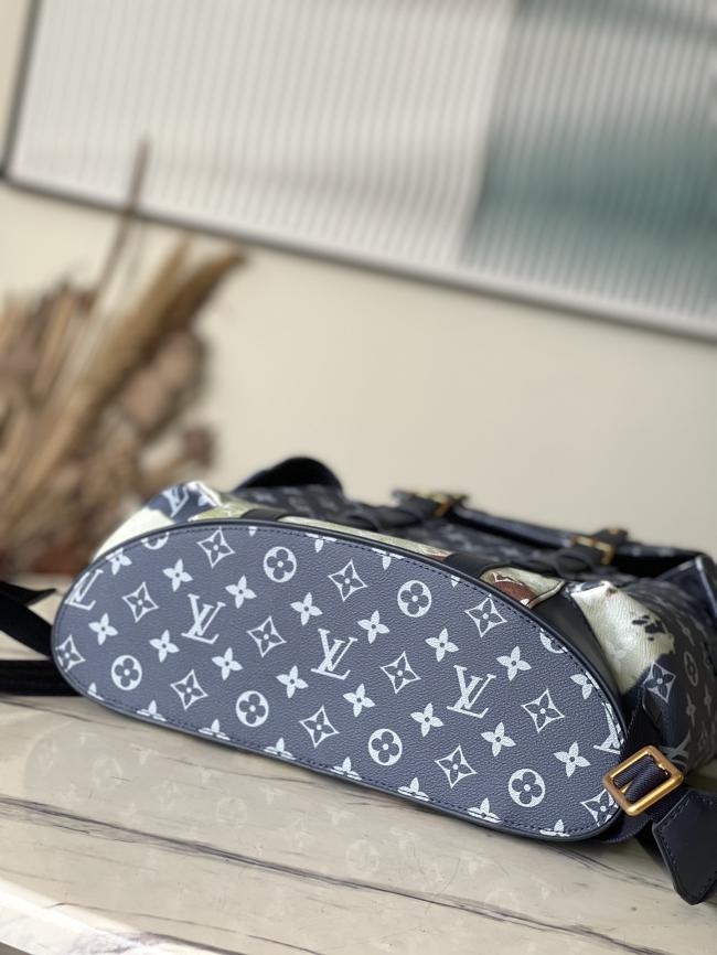 LV M46805 Monogram Macassar 双肩包 登山包