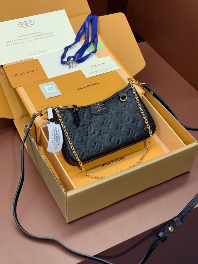 LV M81066 黑色 Monogram Empreinte 春季 Easy Pouch On Strap 手袋