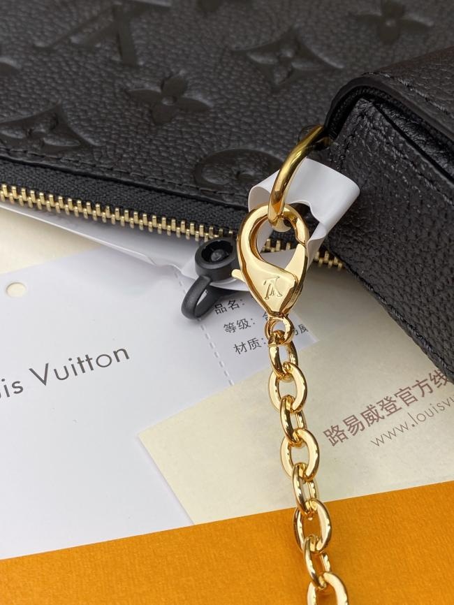 LV Monogram Empreinte M64064色Pochette Félicie链条包