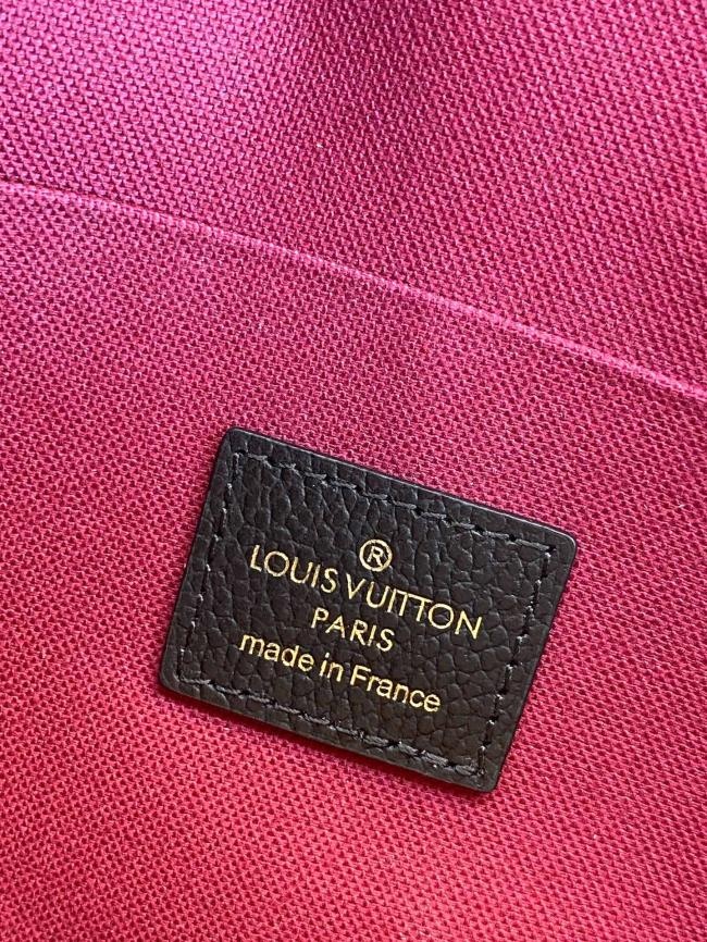 LV Monogram Empreinte Poch Félicie 链条包，手拿包和肩背包两用