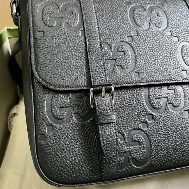 GUCCI超级双G中号邮差包2342024早春新款