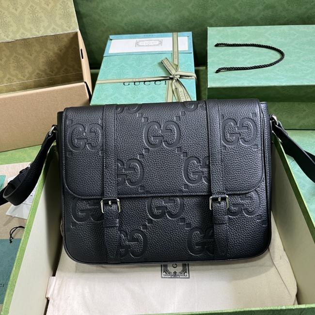 GUCCI超级双G中号邮差包2342024早春新款