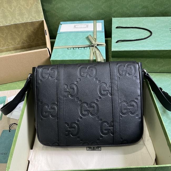 GUCCI超级双G中号邮差包2342024早春新款