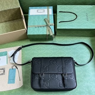 GUCCI超级双G中号邮差包2342024早春新款