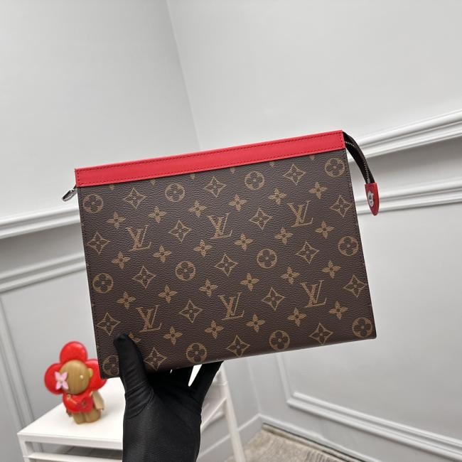 LV M82857 Travel Rainbow Monogram Macassar Pochette Voyage 手拿包