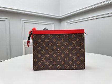 LV M82857 Travel Rainbow Monogram Macassar Pochette Voyage 手拿包